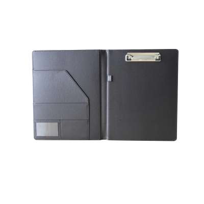 Custom A4 genuine leather PU portfolio conference folder presentation folder