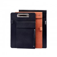 High quality A5 office pu leather clipboard holder