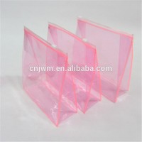 Fashion and elegant multi-color plastic pvc transparent cosmetic bag