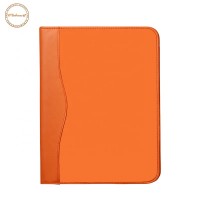 Professional quality business soft cover briefcase recovery pu leather folder