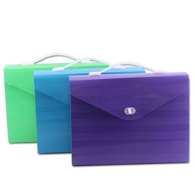 Expandable file folder PP material  expanding document folder